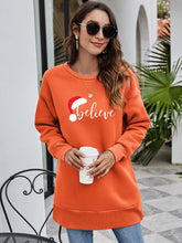 Load image into Gallery viewer, 6 Colors - BELIEVE Graphic Tunic Sweatshirt Ti Amo I love you
