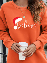 Load image into Gallery viewer, 6 Colors - BELIEVE Graphic Tunic Sweatshirt Ti Amo I love you
