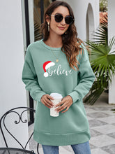 Load image into Gallery viewer, 6 Colors - BELIEVE Graphic Tunic Sweatshirt Ti Amo I love you
