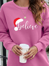 Load image into Gallery viewer, 6 Colors - BELIEVE Graphic Tunic Sweatshirt Ti Amo I love you
