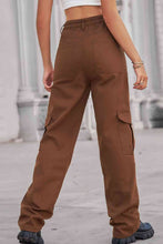 Load image into Gallery viewer, 6 Colors - Baeful Long Straight Leg Jeans with Pockets Ti Amo I love you
