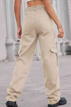 Load image into Gallery viewer, 6 Colors - Baeful Long Straight Leg Jeans with Pockets Ti Amo I love you
