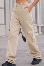 Load image into Gallery viewer, 6 Colors - Baeful Long Straight Leg Jeans with Pockets Ti Amo I love you
