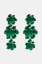 Load image into Gallery viewer, 6 Colors - Flower Shape Zinc Alloy Dangle Earrings Ti Amo I love you
