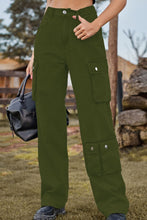 Load image into Gallery viewer, 6 Colors - Loose Fit Long Jeans with Pockets - Sizes S-2XL Ti Amo I love you
