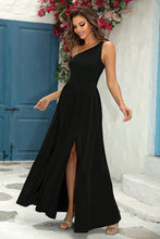 Load image into Gallery viewer, 6 Colors - One-Shoulder Split Maxi Dress - Sizes XS-XL Ti Amo I love you
