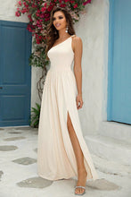 Load image into Gallery viewer, 6 Colors - One-Shoulder Split Maxi Dress - Sizes XS-XL Ti Amo I love you
