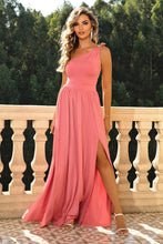 Load image into Gallery viewer, 6 Colors - One-Shoulder Split Maxi Dress - Sizes XS-XL Ti Amo I love you
