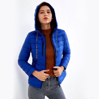 6 Colors - Slim Fit Zipper Blue Urban Loose Down Jacket Ti Amo I love you