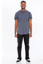 Load image into Gallery viewer, 6 Colors - Weiv Men&#39;s Casual Short Sleeve Two Tone Shirts - Only Sizes S-2XL Left Ti Amo I love you
