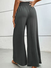 Load image into Gallery viewer, 6 Colors - Wide Waistband Relax Fit Long Pants - Sizes S-XL Ti Amo I love you
