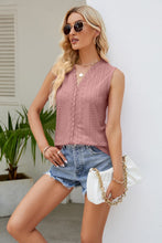 Load image into Gallery viewer, 6 Colors z Spliced Lace V-Neck Tank Ti Amo I love you
