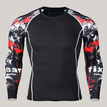 Load image into Gallery viewer, 6 Styles - Mens - Fitness Long Sleeve Stretchable Quick Drying Sport Shirt - Sizes S-4XL 
