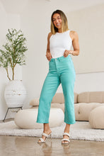 Load image into Gallery viewer, RFM Crop Chloe Full Size Tummy Control High Waist Raw Hem Jeans
