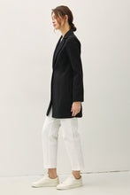 Load image into Gallery viewer, Be Cool Single Button Long Sleeve Coat with Pockets
