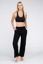 Load image into Gallery viewer, Lounge Wide Pants with Drawstrings
