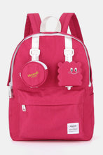 Load image into Gallery viewer, Himawari Waterproof Canvas Backpack Bag with Removable Coin Purse
