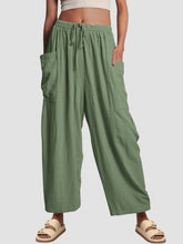 Load image into Gallery viewer, Full Size Wide Leg Pants with Pockets
