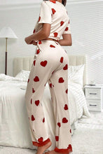 Load image into Gallery viewer, Pocketed Round Neck Top and Drawstring Pants Lounge Set
