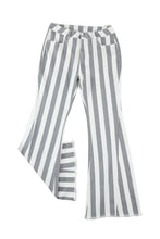 Load image into Gallery viewer, Stripe Star Embellished Western Flare Jeans
