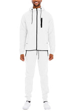 Load image into Gallery viewer, Mens Full Zip Sweat Pant Sweat Set
