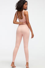 Load image into Gallery viewer, Crisscross Wide Strap Active Jumpsuit
