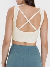 Load image into Gallery viewer, Crisscross Square Neck Active Tank
