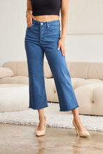 Load image into Gallery viewer, RFM Crop Chloe Full Size Tummy Control High Waist Raw Hem Jeans
