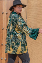 Load image into Gallery viewer, Plus Size Open Front Bohemian Style Long Sleeve Cardigan
