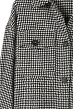 Load image into Gallery viewer, Houndtooth Long Shacket
