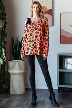 Load image into Gallery viewer, Heimish Pumpkin Print One Shoulder T-Shirt
