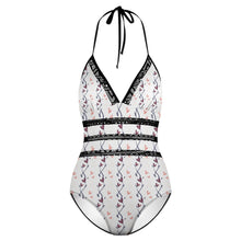 Load image into Gallery viewer, Ti Amo I love you Exclusive Brand  - Lace Waist Bands Swimsuit
