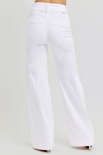 Load image into Gallery viewer, RISEN Full Size Tummy Control Double Button Wide Leg Jeans
