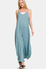 Load image into Gallery viewer, Zenana Spaghetti Strap Wide Leg Overalls with Pockets
