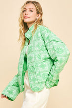 Load image into Gallery viewer, Davi &amp; Dani Vintage Print Open Front Jacket with Pockets
