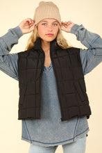 Load image into Gallery viewer, VERY J Zip Up Puffer Padded Warm Vest
