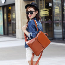 Load image into Gallery viewer, Womens Backpack Shoulder Genuine Leather School Natural Skin Book Laptop Rucksack Messenger Bags
