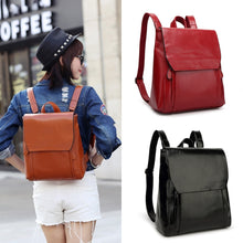 Load image into Gallery viewer, Womens Backpack Shoulder Genuine Leather School Natural Skin Book Laptop Rucksack Messenger Bags
