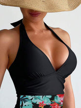 Load image into Gallery viewer, Printed Halter Neck One-Piece Swimwear
