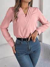 Load image into Gallery viewer, V-Neck Long Sleeve Blouse
