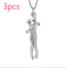 Load image into Gallery viewer, Love Hug Necklace Unisex Men Women Couple Jewelry Simple Temperament Clavicle Chain Gift
