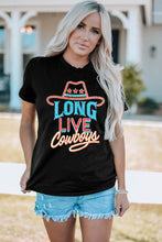 Load image into Gallery viewer, LONG LIVE COWBOYS Graphic Tee Shirt

