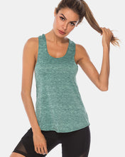 Load image into Gallery viewer, Full Size Scoop Neck Wide Strap Active Tank
