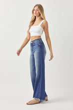 Load image into Gallery viewer, RISEN High Waist Raw Hem Wide Leg Jeans
