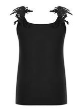 Load image into Gallery viewer, Full Size Lace Detail Scoop Neck Tank
