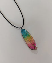 Load image into Gallery viewer, Stone Crystal Pillar Tree Of Life Pendant Fashion Necklace

