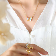 Load image into Gallery viewer, Gold-Plated Butterfly Pendant Necklace
