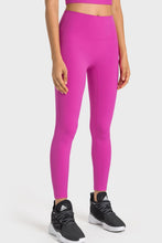 Load image into Gallery viewer, 7 Colors - High-Rise Wide Waistband Yoga Leggings - Sizes 3/4-11/12 Ti Amo I love you
