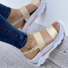 Load image into Gallery viewer, 7 Colors - Women&#39;s Casual Buckle Platform Sandals - Summer Fashion Shoes Ti Amo I love you
