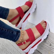 Load image into Gallery viewer, 7 Colors - Women&#39;s Casual Buckle Platform Sandals - Summer Fashion Shoes Ti Amo I love you
